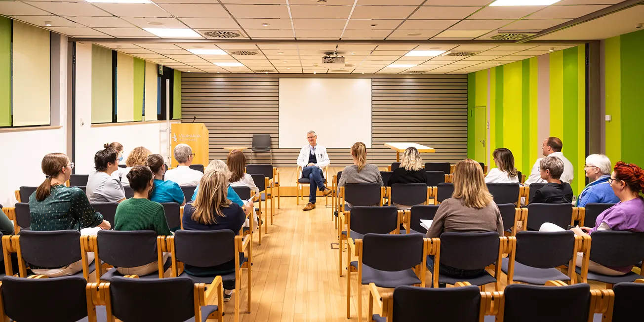 Gesprächsrunde ILCO in der Vitalisklinik Gesprächssituation in der Vitalisklinik