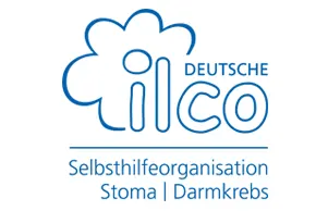 Deutsche ILCO e. V. – Selbsthilfe bei Stoma und Darmkrebs Logo der Deutschen ILCO mit Hinweis auf Darmkrebs und Stoma